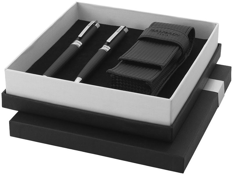 Balmain Ballpoint And Rollerball Pen Gift Set