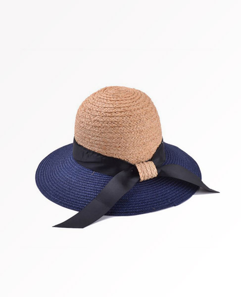 2-tone straw hat