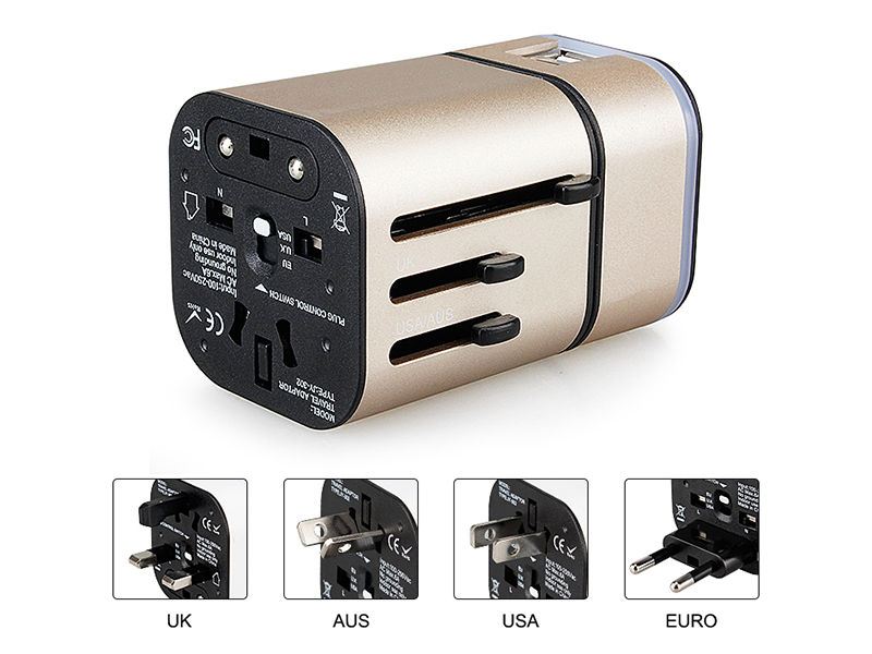 LED travel adapter