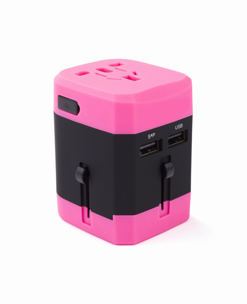 2USB travel adapter