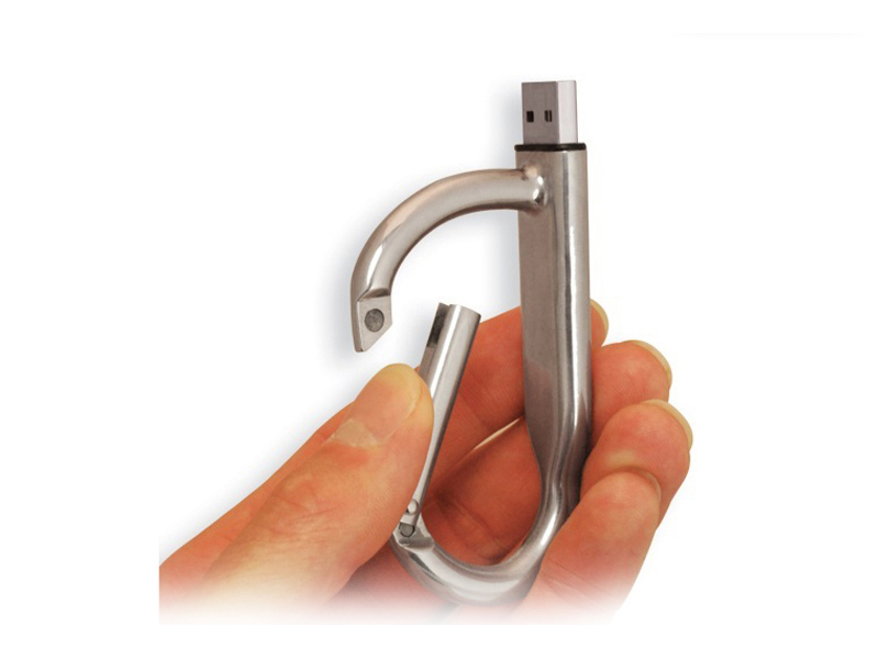 Metal Carabiner USB Drive