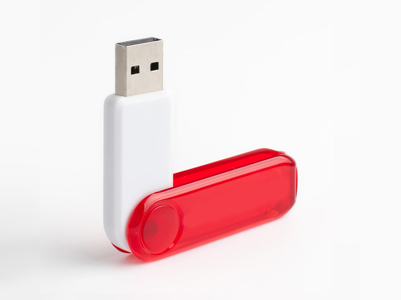 Plastic Swivel USB Flash Drive