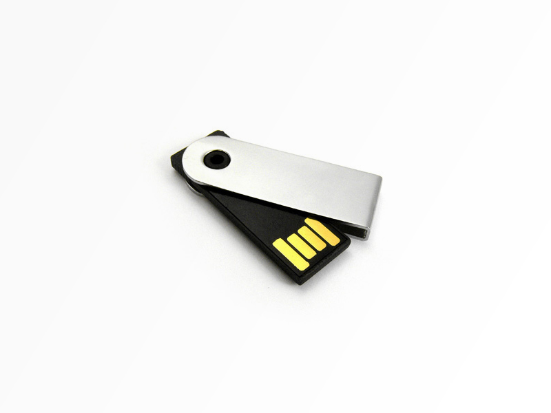 Mini Metal Swivel USB Flash Drive