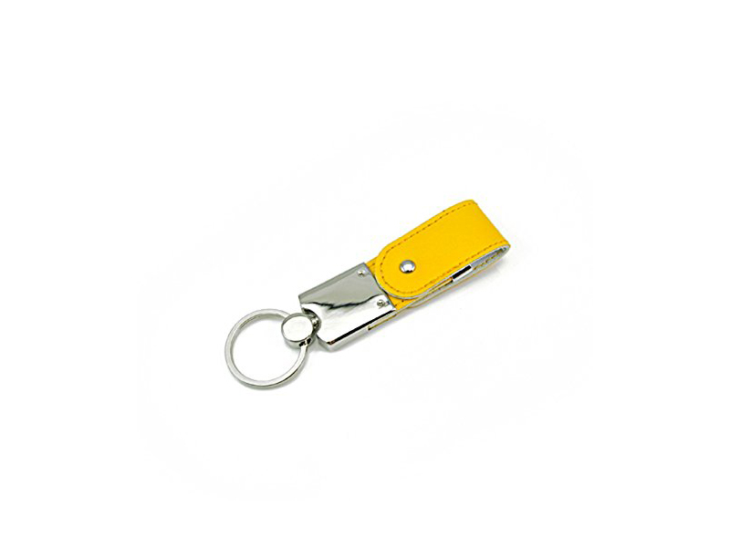 Leather swivel USB flash drive