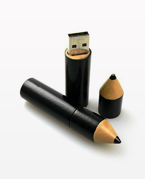 Wooden Pencil USB Flash Drive