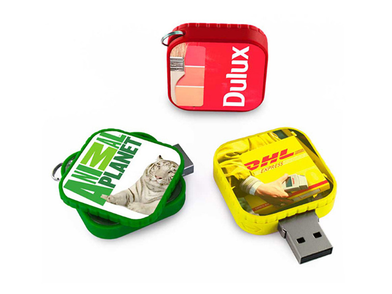 Square Twister USB Flash Drive