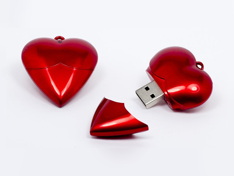 Heart Shape USB Flash Drive