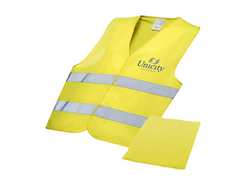 PROFESSIONAL SAFETY VEST IN POUCH