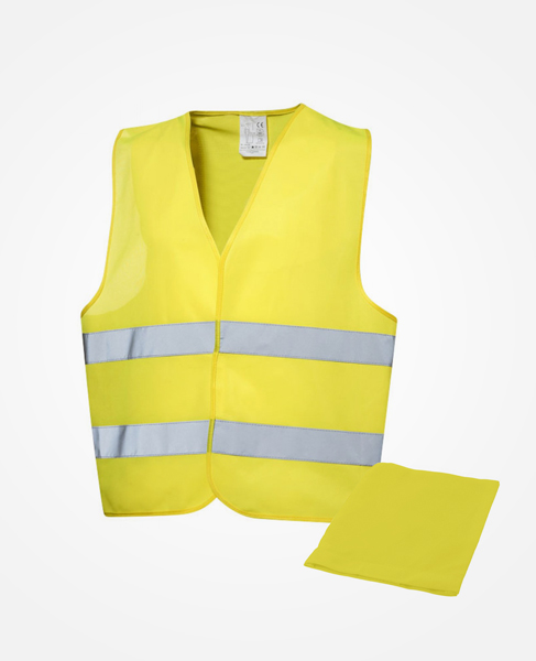 PROFESSIONAL SAFETY VEST IN POUCH