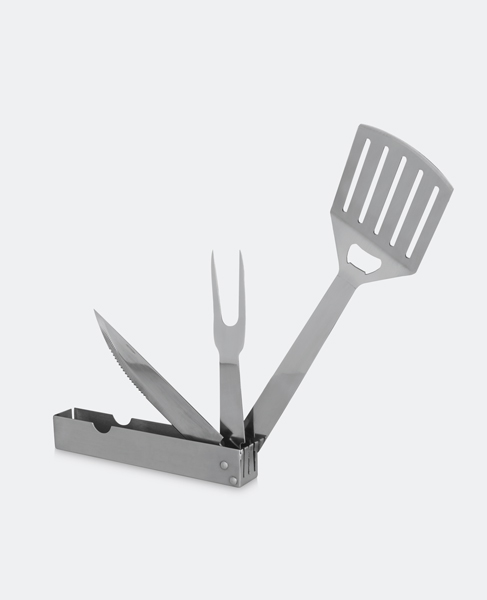 COVE 3-IN-1 FOLDABLE BBQ TOOL