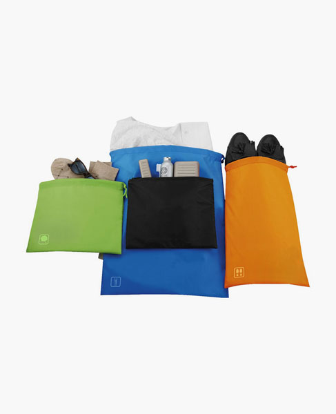 ATLANTA TRAVEL SET OF GO CLEAN BAGS