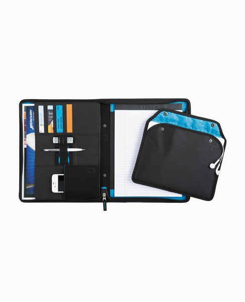 ZOOM® 2-IN-1 TECH SLEEVE ZIP PADFOLIO