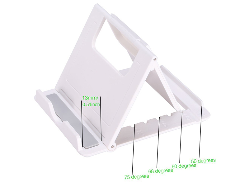 Multi-angle desktop phone holder