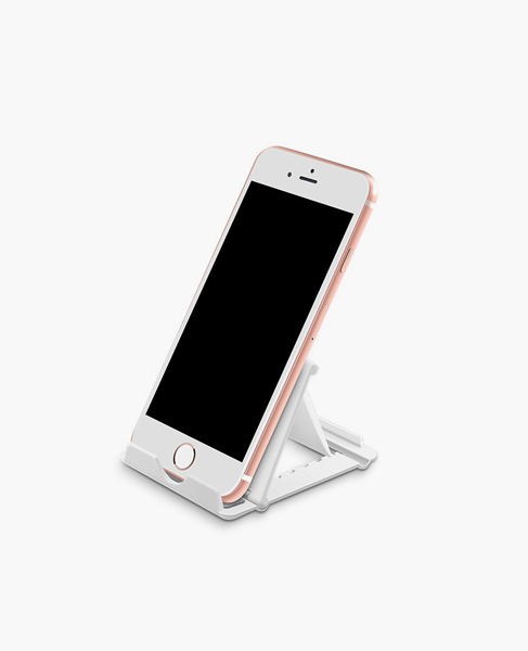 Multi-angle desktop phone holder