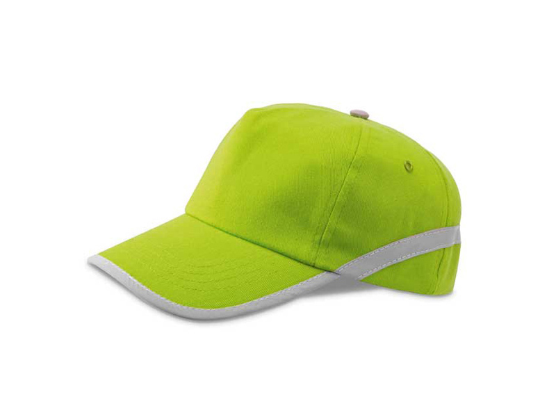 BASEBALL CAP WITH REFLECTIVE TRIMMING