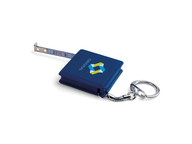 Square Tape Measure Keyring