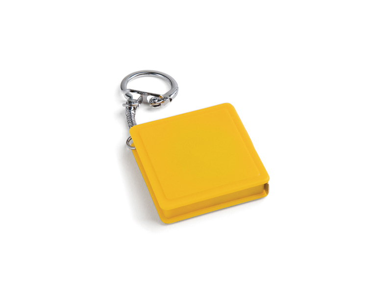 Square Tape Measure Keyring