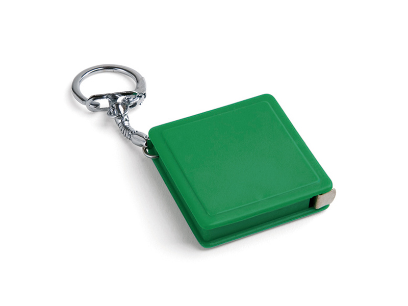 Square Tape Measure Keyring