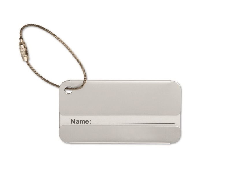 ALUMINIM LUGGAGE TAG